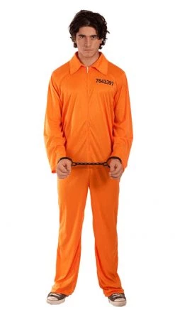 FDW Buy Mens Costumes Buy Orange Prisoner