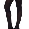 Leg Avenue Nylon Spandex Tights Black Stockings & Tights
