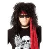 Wig Outlet Wigs 80s Heavy Metal Rocker Wig Black