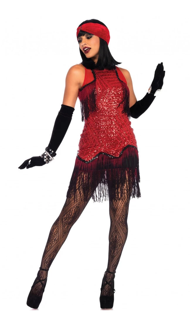 Leg Avenue Buy Red And Black Gatsby Girl 1 Leg Avenue Buy Red And Black Gatsby Girl