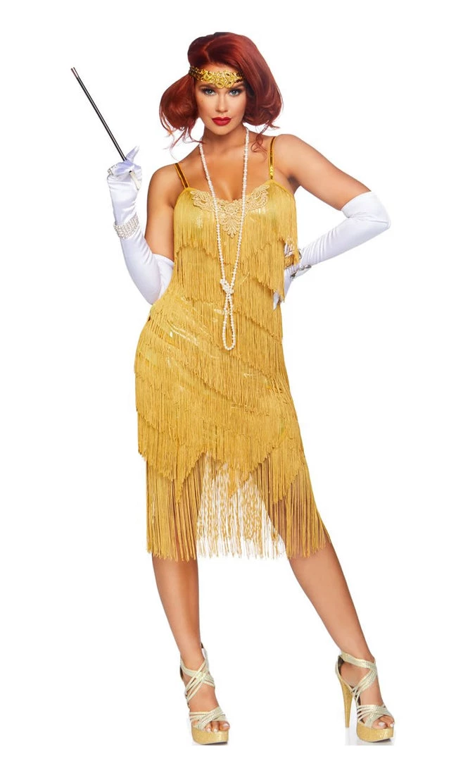 Leg Avenue Buy Womens Costumes Buy Dazzling Daisy Flapper Gold 1 Leg Avenue Buy Womens Costumes Buy Dazzling Daisy Flapper Gold