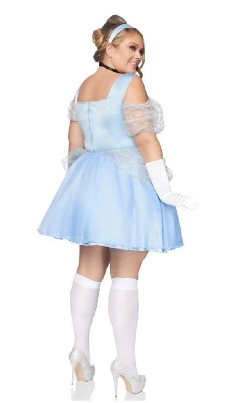 Leg Avenue New Products & Restocks Glass Slipper Sweetie Plus Size 2 Leg Avenue New Products & Restocks Glass Slipper Sweetie Plus Size