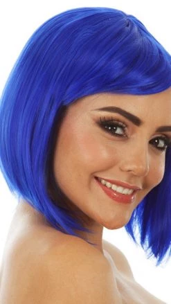 Wig Outlet Wigs Glamour Bob Wig Blue