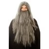Wig Outlet Buy Dumbledore Or Merlin Wizard Wig And Beard Grey Wigs