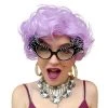 Wig Outlet Buy Dame Edna Wig Lilac And Glasses