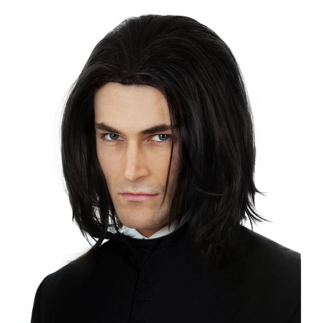 Wig Outlet Dark Professor Severus Snape Wig Black Wigs 1 Wig Outlet Dark Professor Severus Snape Wig Black Wigs