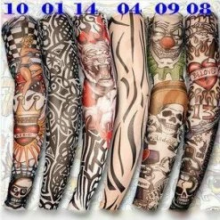 Wig Outlet Buy 80s Glam Rock God Rocker Wig And Tattoo Sleeves Wigs