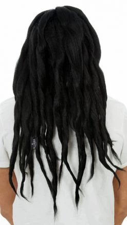 Wig Outlet Wigs Rasta Dreadlocks Bob Marley Hippie Wig Black