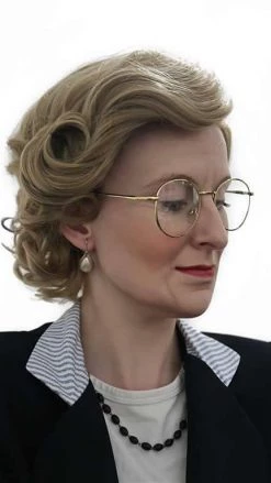 Wig Outlet Buy Mrs Doubtfire Style Old Lady Wig Dark Blond