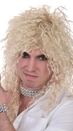 Assorted Buy Rock God Crinkle Wig Blond