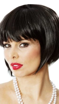 Wig Outlet Buy 20s Party Bob Flapper Wig Black Wigs