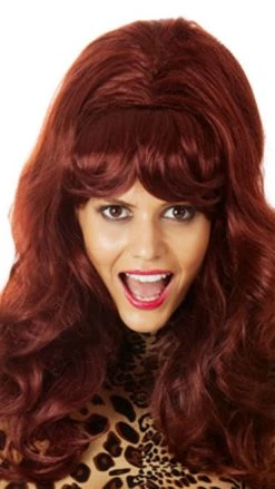 Wig Outlet Wigs 60s Beehive Peggy Bundy Wig Auburn