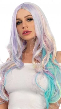Leg Avenue Wigs Buy Pastel Rainbow Wig