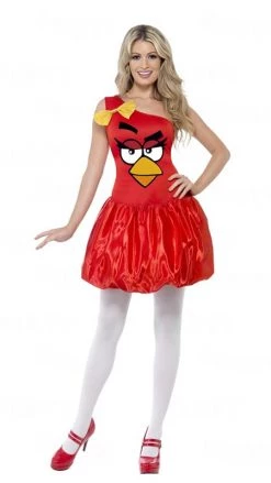 Smiffys Buy Sassy Red Angry Bird Buy Womens Costumes
