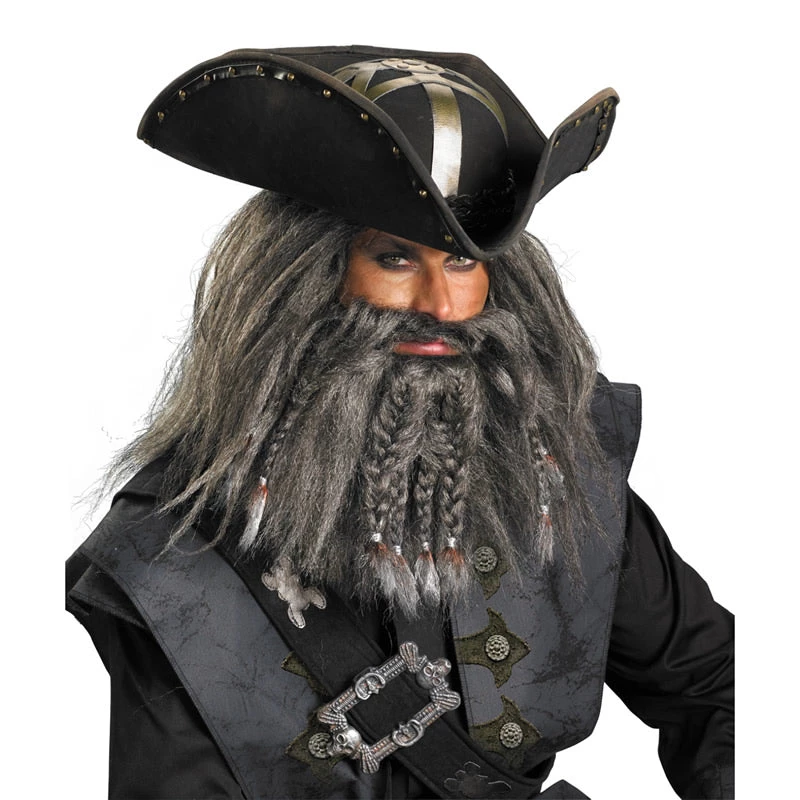 Disguise Wigs Black Beard Wig And Beard Kit 1 Disguise Wigs Black Beard Wig And Beard Kit