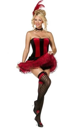 Smiffys Buy Womens Costumes Buy Can Can Red