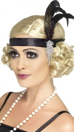 Smiffys New Products & Restocks Buy Flapper Headband Black