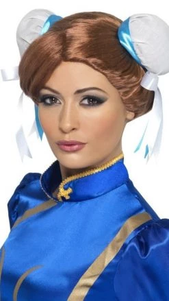 Smiffys Chun Li Wig Wigs