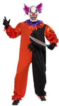Smiffys Buy Mens Costumes Buy Scary Bo Bo Clown