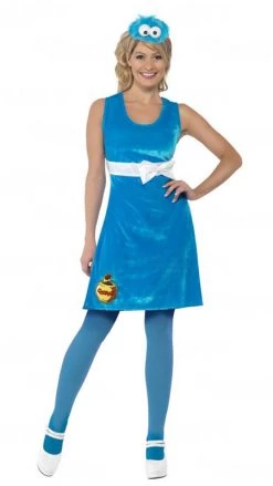 Smiffys Buy Cute Cookie Monster Sesame Street Buy Womens Costumes