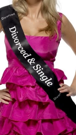 Party Dudes Divorced And Single Sash Stags & Hens