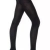 Party Dudes Stockings & Tights Opaque Tights Dark Green Plus Size