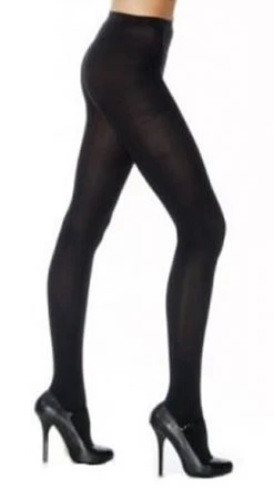 Party Dudes Stockings & Tights Opaque Tights Dark Green Plus Size