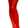 Leg Avenue Opaque Tights Red