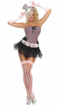 Smiffys Buy Womens Costumes Buy Fringe Stripe Burlesque