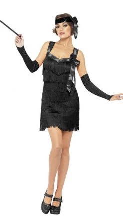 Smiffys Buy Flapper Hottie Black 10 Smiffys Buy Flapper Hottie Black