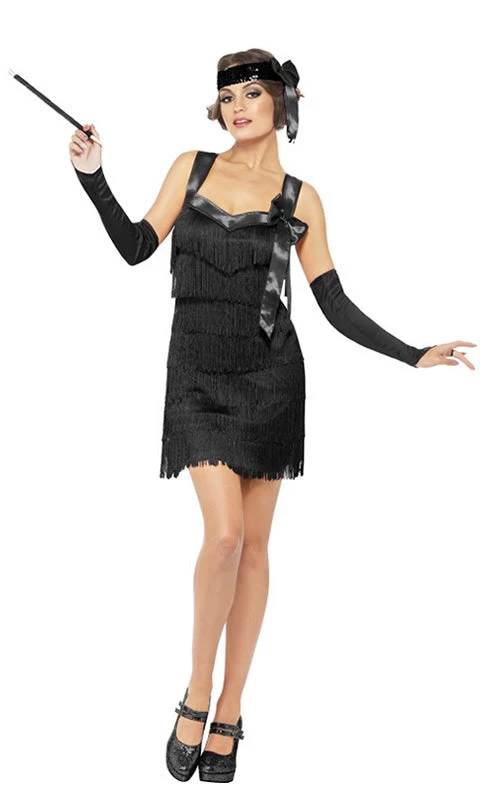 Smiffys Buy Flapper Hottie Black 4 Smiffys Buy Flapper Hottie Black