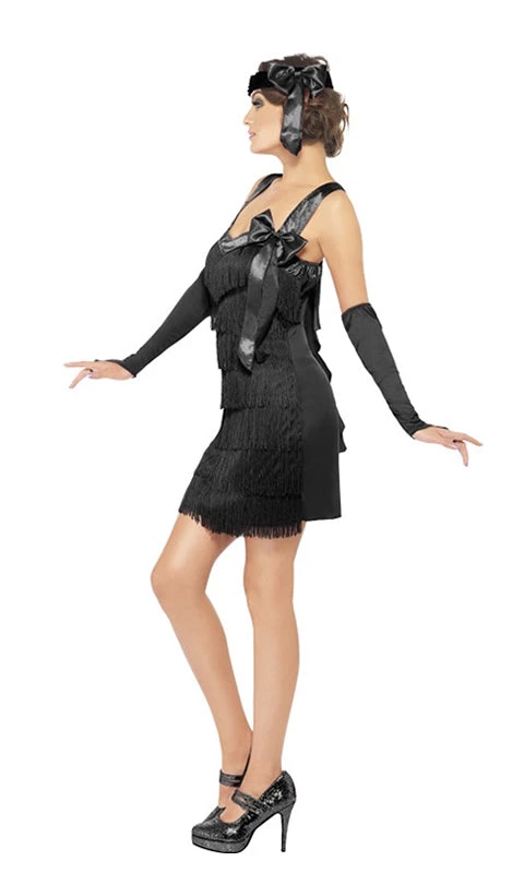Smiffys Buy Flapper Hottie Black 6 Smiffys Buy Flapper Hottie Black
