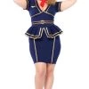 Leg Avenue Buy Womens Costumes Buy Friendly Skies Flight Attendant Plus Size