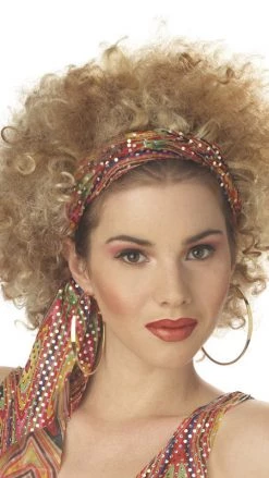 California Ghetto Fab Blond And Brown Clip On Wig Wigs