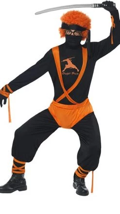 Smiffys Buy Mens Costumes Buy Ginger Ninja Super Hero