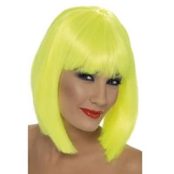 Smiffys Buy Glamour Neon Yellow Wig
