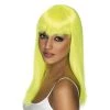 Smiffys Glamourama Neon Yellow Wig