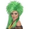 Smiffys Wigs 80s Groovy Punk Wig Green