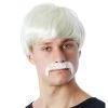 Wig Outlet Buy Hans The German Traveller Wig And Tash White