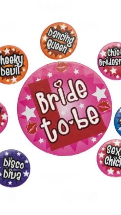 Smiffys Stags & Hens Hen Night Badges