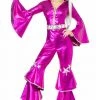 Smiffys Buy 70s Dancing Dream ABBA Pink Buy Womens Costumes