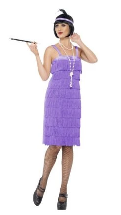Smiffys Buy Womens Costumes Buy Jazz Flapper Lilac