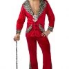 FDW Buy Red Pimp Buy Mens Costumes