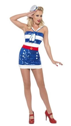 Smiffys Buy Sequin Sailor Buy Womens Costumes