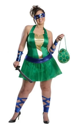 Rubies Buy Womens Costumes Buy Sassy Leonardo Plus Size TMNT