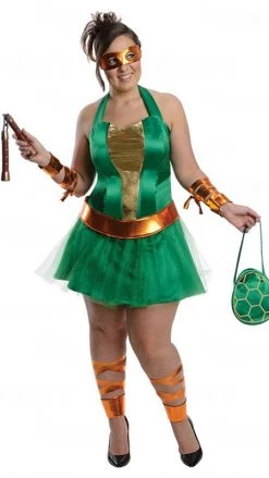 Rubies Buy Sassy Michelangelo Plus Size TMNT Buy Womens Costumes