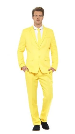 Smiffys Stand Out Yellow Suit